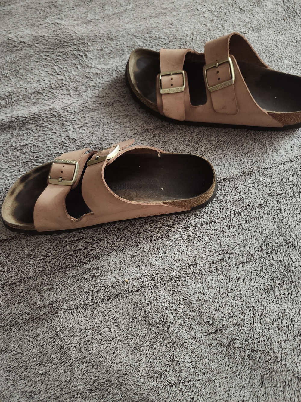 Birkenstock, Old Rose, 41 Soft Footbed, Narrow, Arizona, Premium Leather - Picture 8 of 11